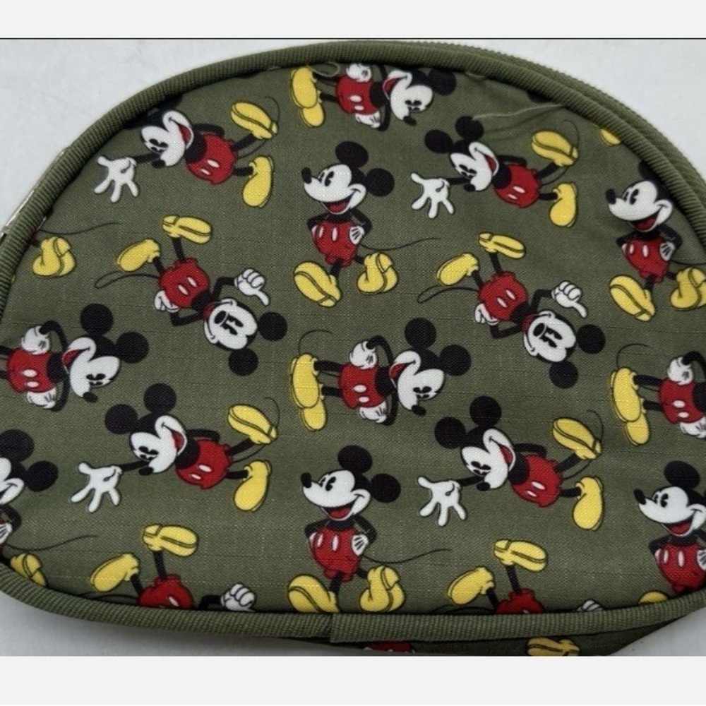 Disney Mickey Mouse Olive Shoulder Bag - Picture 2 of 5